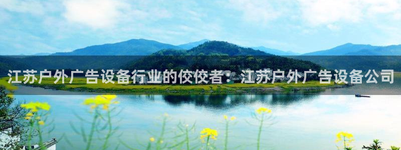 杏宇官方平台官网：江苏户外广告设备行业的佼佼者：江苏户外广告设备公司