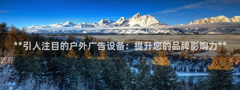 杏宇平台总代理是谁：**引人注目的户外广告设备：提升您的品牌影响力**