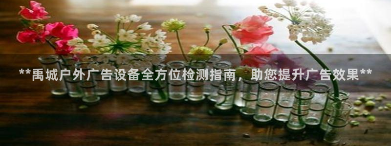 杏宇代理注册：**禹城户外广告设备全方位检测指南，助您提升广告效果**
