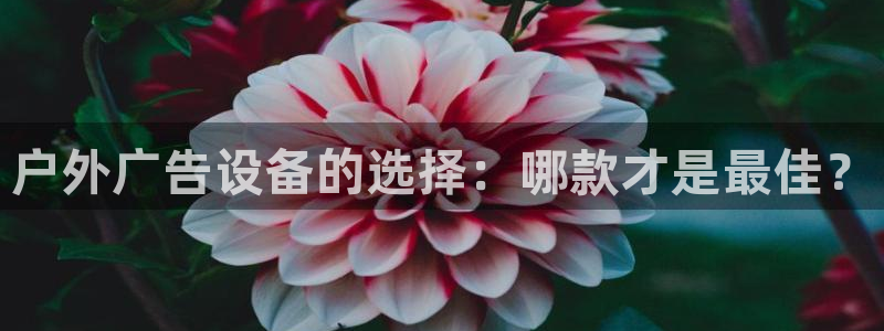 杏宇平台测速链接：户外广告设备的选择：哪款才是最佳？
