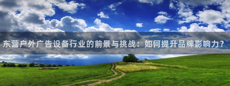 杏宇平台代理多少钱一个月：东营户外广告设备行业的前景与挑战：如何提升品牌影响力？