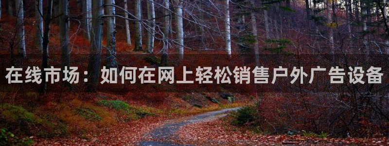 杏宇平台登陆：在线市场：如何在网上轻松销售户外广告设备