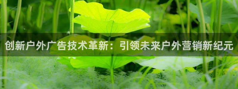 杏宇平台主管：创新户外广告技术革新：引领未来户外营销新纪元