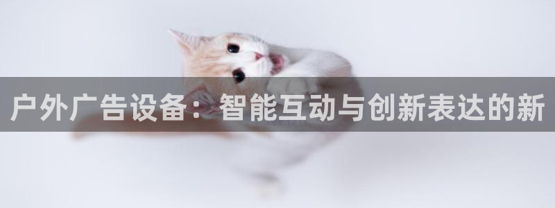 杏宇平台登录步骤是什么：户外广告设备：智能互动与创新表达的新