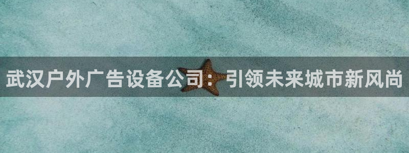 杏宇平台代理怎么赚钱快：武汉户外广告设备