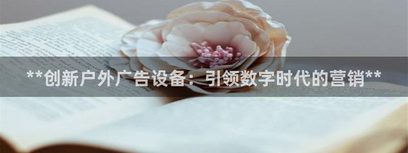 杏宇官方平台官网下载：**创新户外广告设备：引领数字时代的营销**
