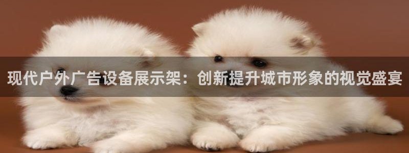杏宇平台是什么：现代户外广告设备展示架：创新提升城市形象的视觉盛宴