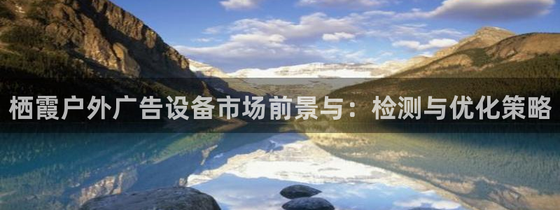 杏宇平台代理怎么赚钱：栖霞户外广告设备市场前景与：检测与优化策略