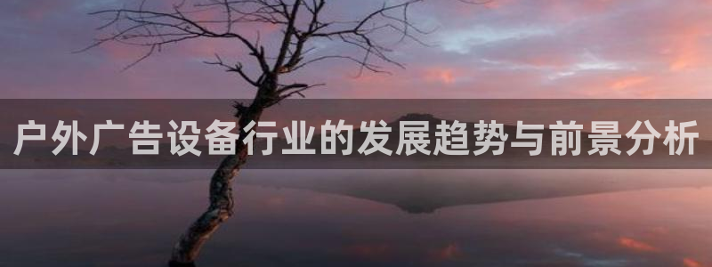 杏宇平台主管：户外广告设备行业的发展趋势与前景分析