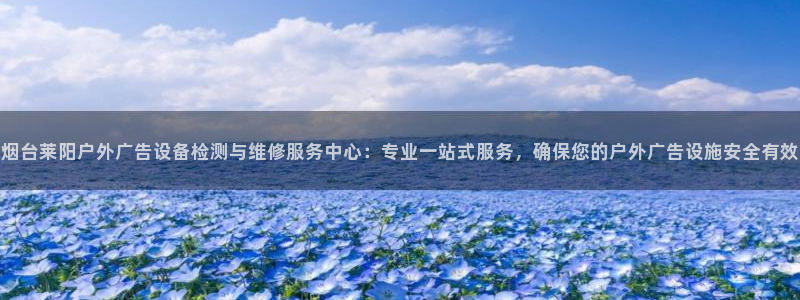 杏宇平台登录步骤图：烟台莱阳户外广告设备检测与维修服务中心：专业一站式服务，确保您的户外广告设施安全有效